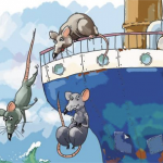 ratos saem do barco antes de afundar
